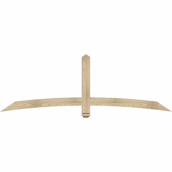 Ekena Millwork Bellingham Rough Sawn Timber Gable Bracket, Douglas Fir, 84"W x 28"H x 2"D x 4"F, 8/12 Pitch GBW084X28X0204BEL00RDF - main
